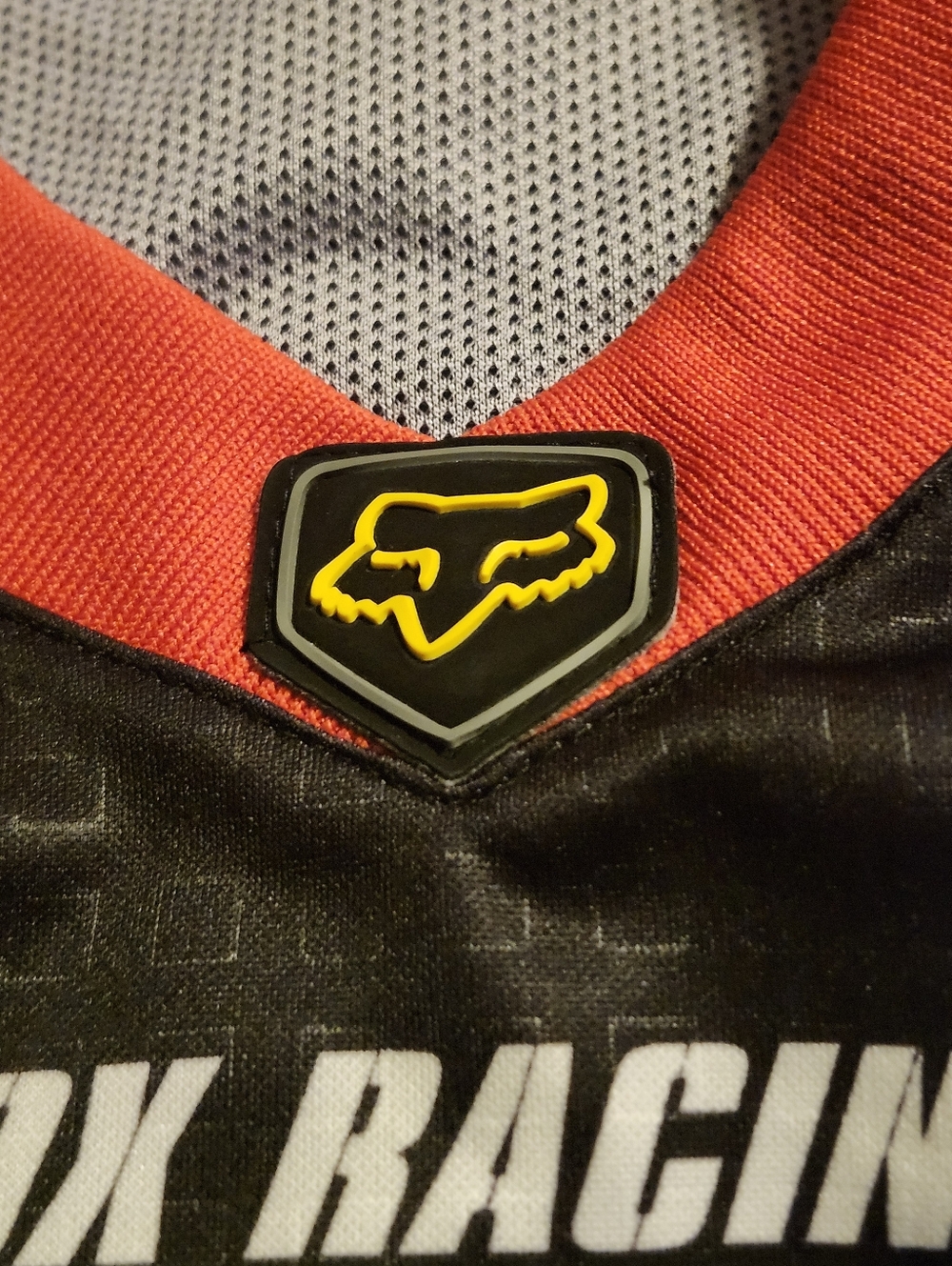 Fox Racing Motocross Jersey Red Black White Long Sleeve BMX MX Men's Size 2XL - Picture 6 of 15